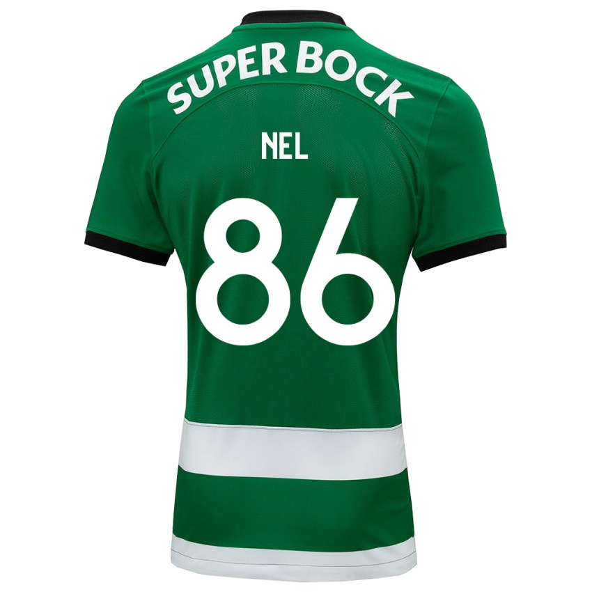 Niño Camiseta Rafael Nel #86 Verde 1ª Equipación 2023/24 La Camisa Perú