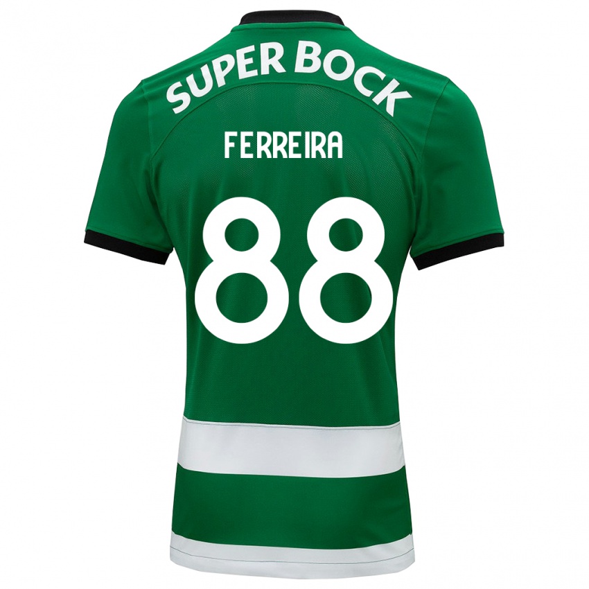 Niño Camiseta Tiago Ferreira #88 Verde 1ª Equipación 2023/24 La Camisa Perú