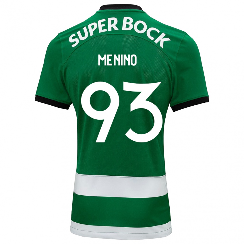 Niño Camiseta Miguel Menino #93 Verde 1ª Equipación 2023/24 La Camisa Perú