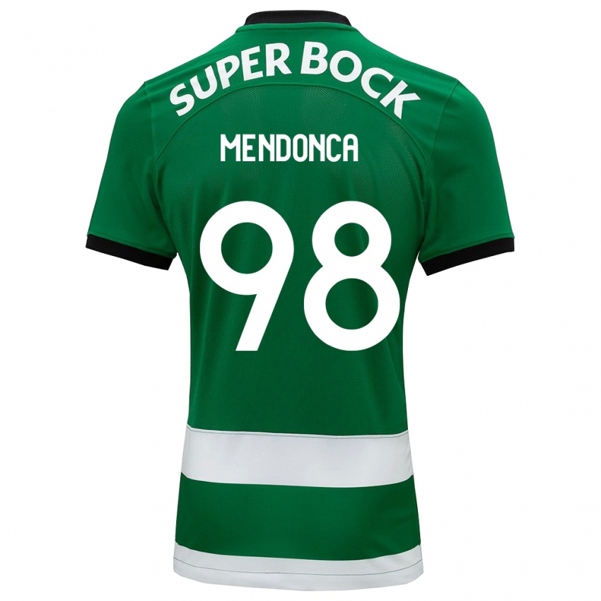 Niño Camiseta Manuel Mendonça #98 Verde 1ª Equipación 2023/24 La Camisa Perú