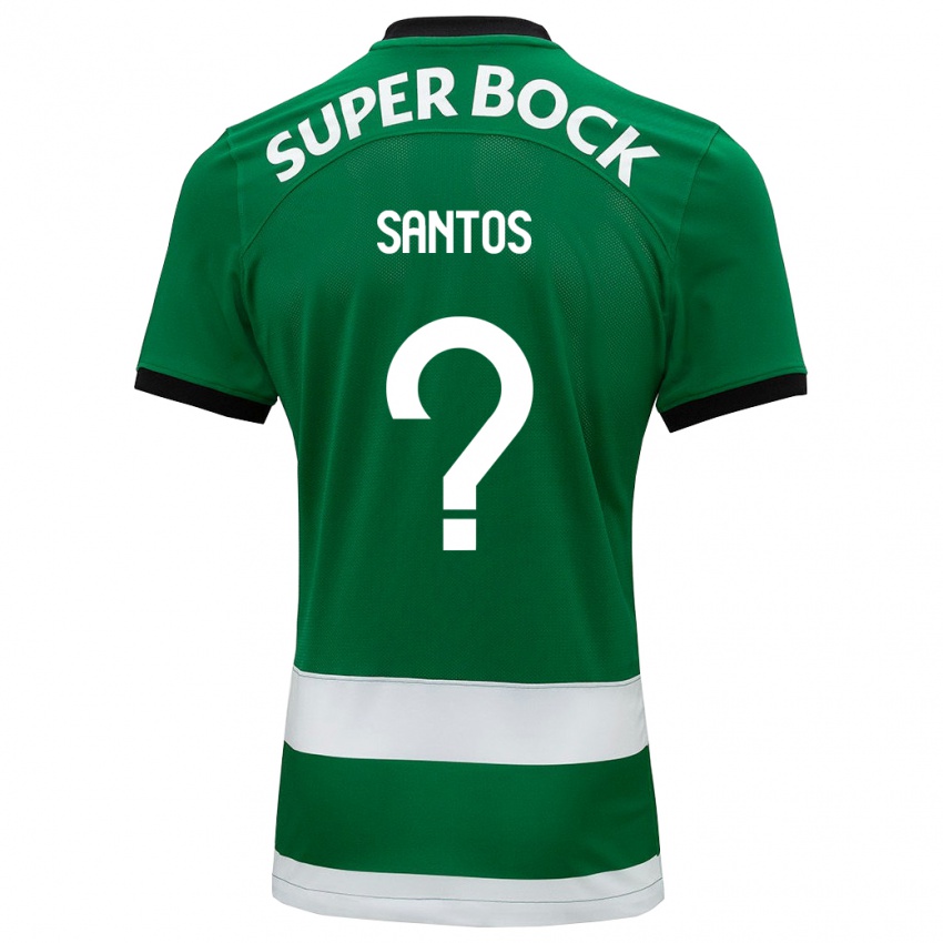 Niño Camiseta Guilherme Santos #0 Verde 1ª Equipación 2023/24 La Camisa Perú