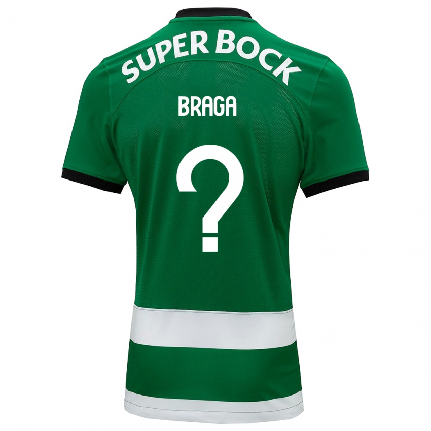 Niño Camiseta Gonçalo Braga #0 Verde 1ª Equipación 2023/24 La Camisa Perú