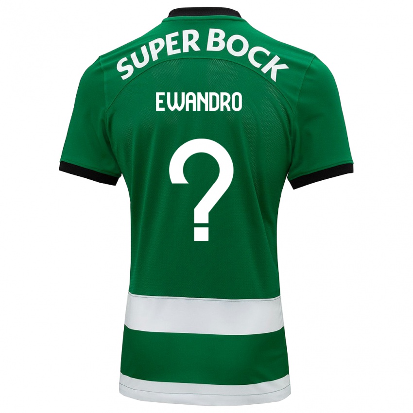 Niño Camiseta Ewandro #0 Verde 1ª Equipación 2023/24 La Camisa Perú