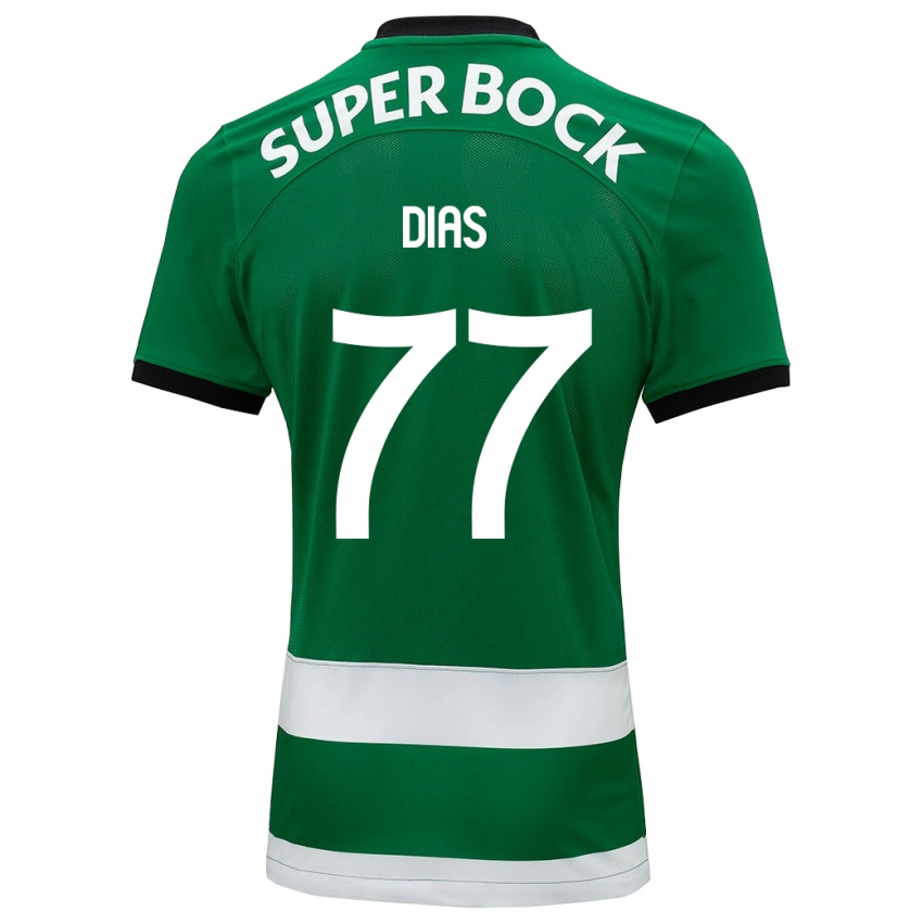 Niño Camiseta Lucas Dias #77 Verde 1ª Equipación 2023/24 La Camisa Perú