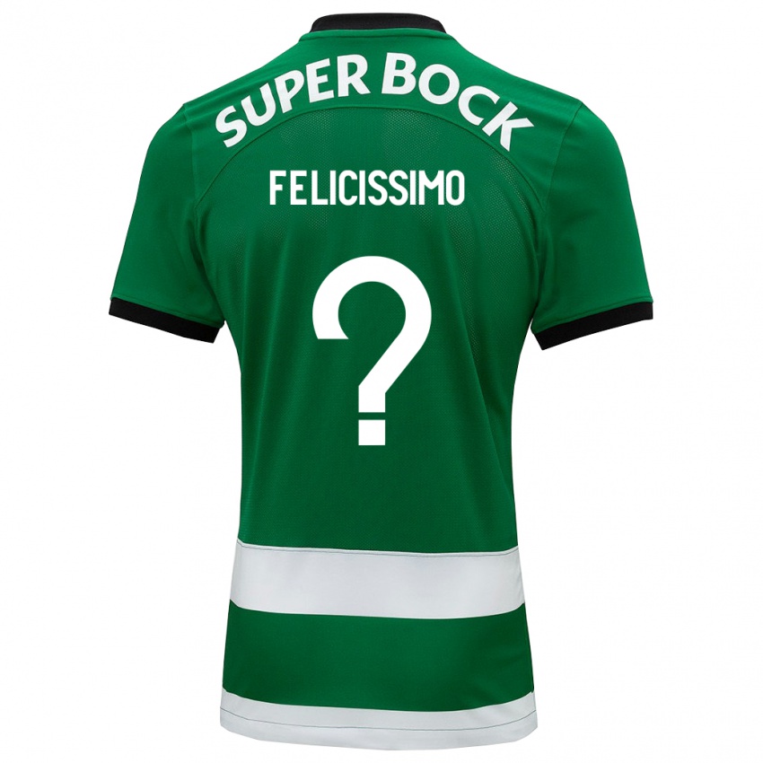 Niño Camiseta Eduardo Felicíssimo #0 Verde 1ª Equipación 2023/24 La Camisa Perú