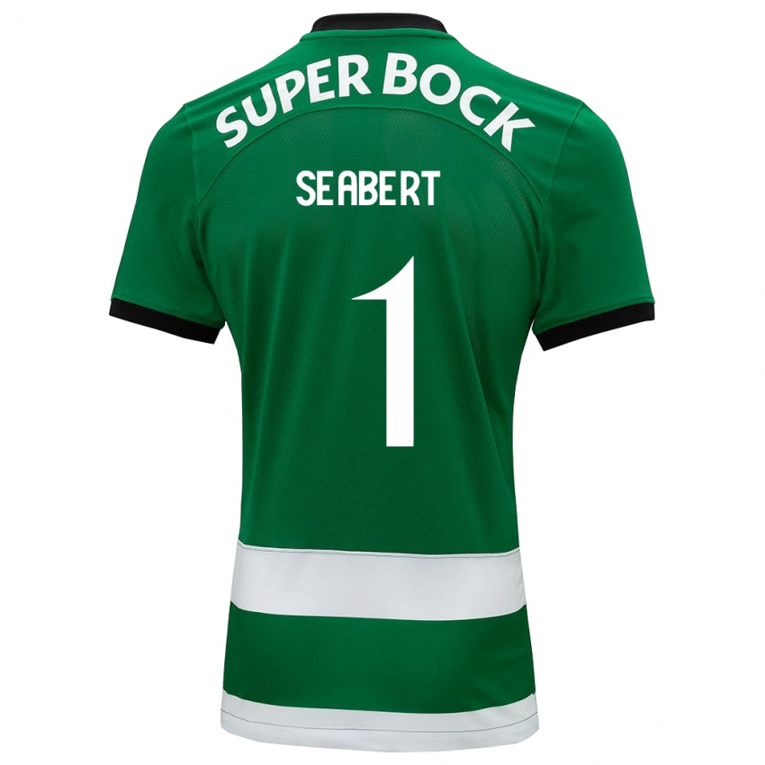 Niño Camiseta Hannah Grace Seabert #1 Verde 1ª Equipación 2023/24 La Camisa Perú