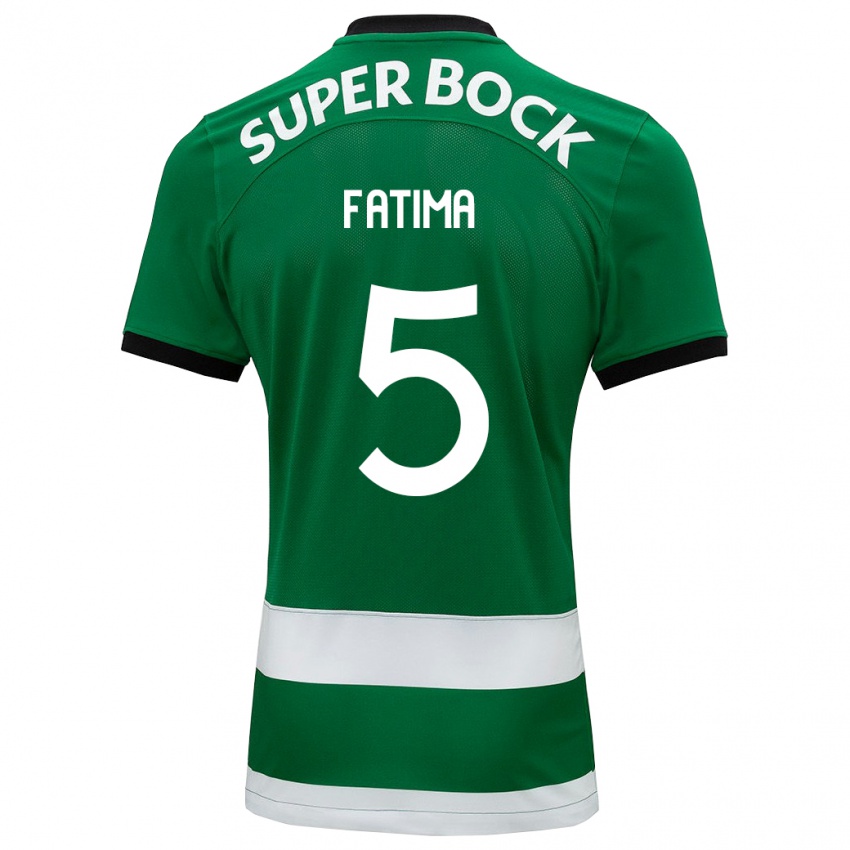 Niño Camiseta Francisca Fatima Aquino Dutra #5 Verde 1ª Equipación 2023/24 La Camisa Perú