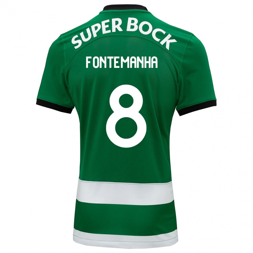 Niño Camiseta Rita Fontemanha #8 Verde 1ª Equipación 2023/24 La Camisa Perú