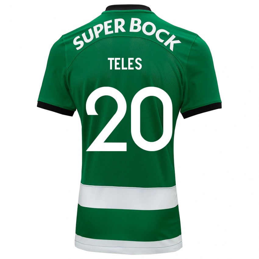 Niño Camiseta Ana Isabel Teles #20 Verde 1ª Equipación 2023/24 La Camisa Perú