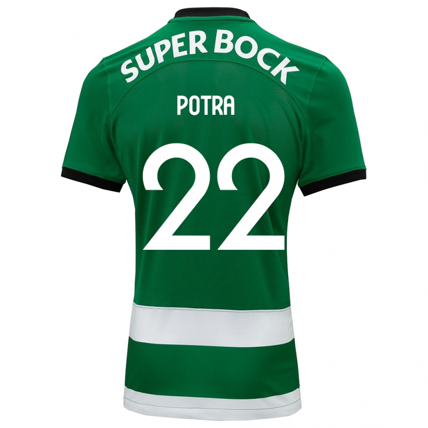 Niño Camiseta Catarina Sofia Branco Potra #22 Verde 1ª Equipación 2023/24 La Camisa Perú