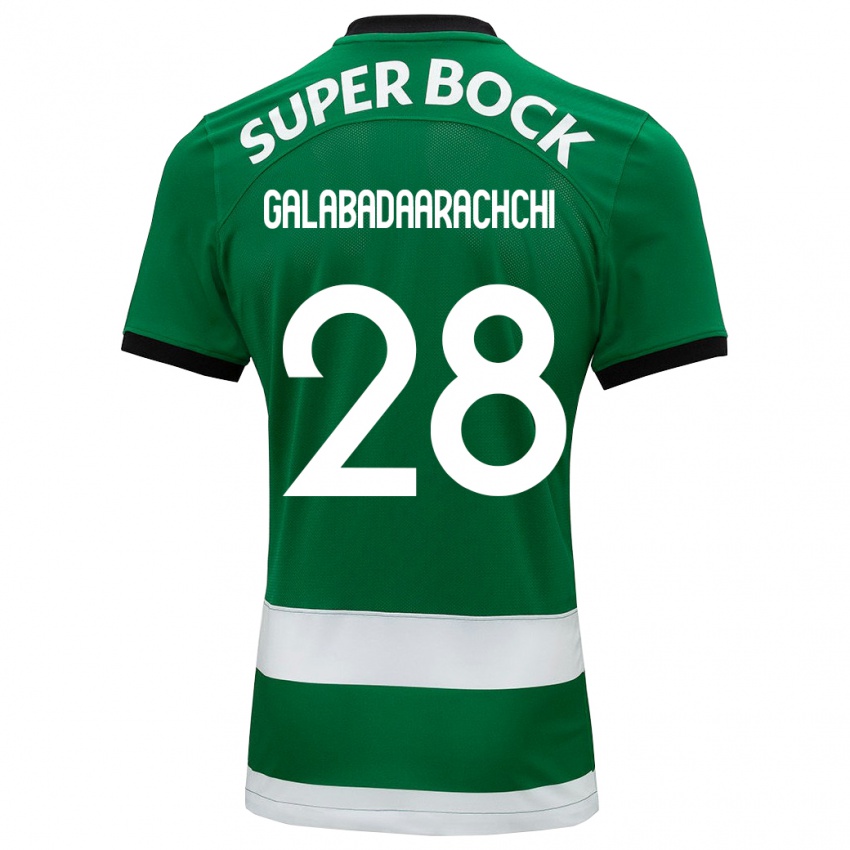 Niño Camiseta Jacinta Galabadaarachchi #28 Verde 1ª Equipación 2023/24 La Camisa Perú