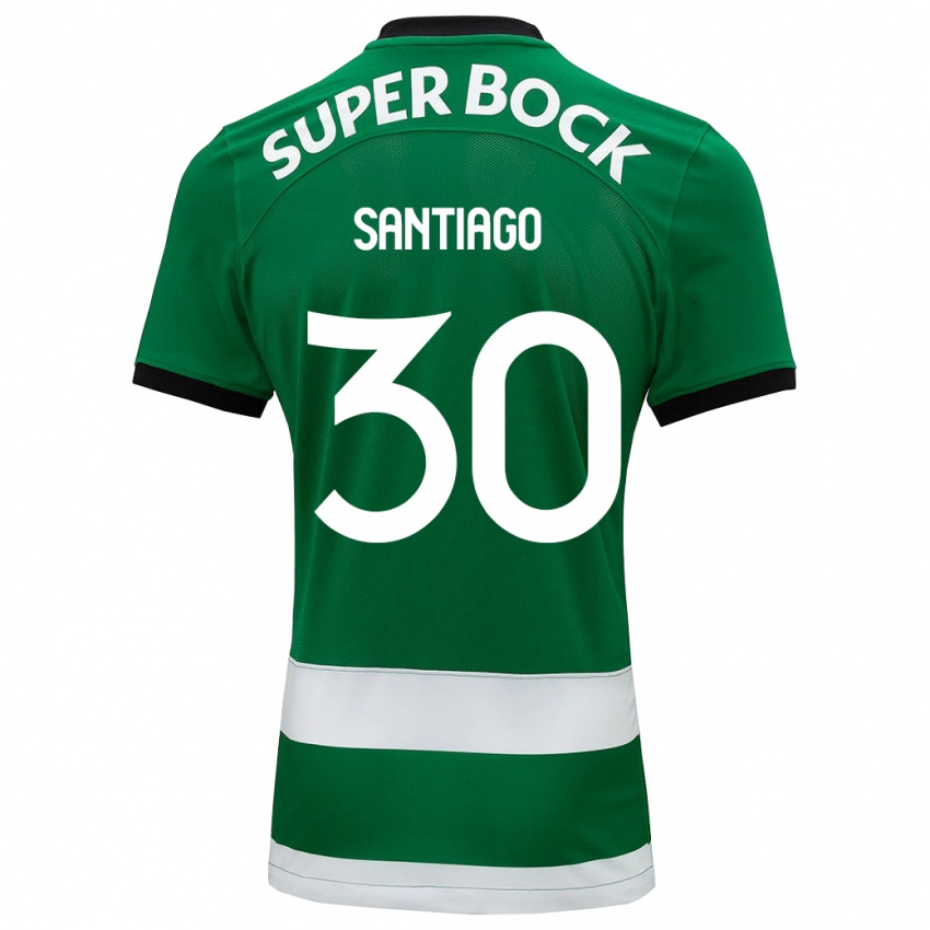 Niño Camiseta Carolina Santiago #30 Verde 1ª Equipación 2023/24 La Camisa Perú