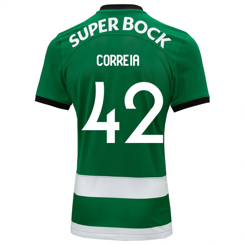 Niño Camiseta Leonete Maísa Nozerand Correia #42 Verde 1ª Equipación 2023/24 La Camisa Perú