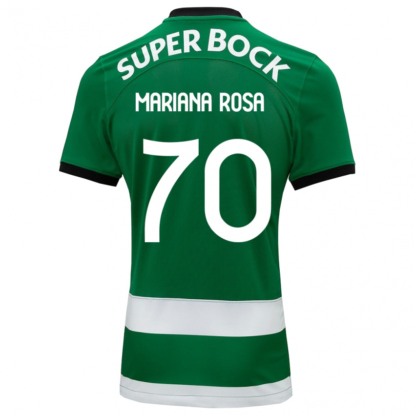 Niño Camiseta Mariana Silva Pinto Vilaça Da Rosa #70 Verde 1ª Equipación 2023/24 La Camisa Perú