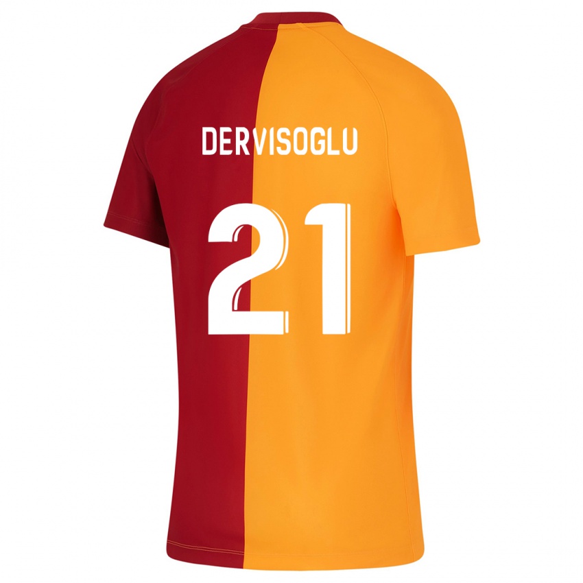 Niño Camiseta Halil Dervişoğlu #21 Naranja 1ª Equipación 2023/24 La Camisa Perú