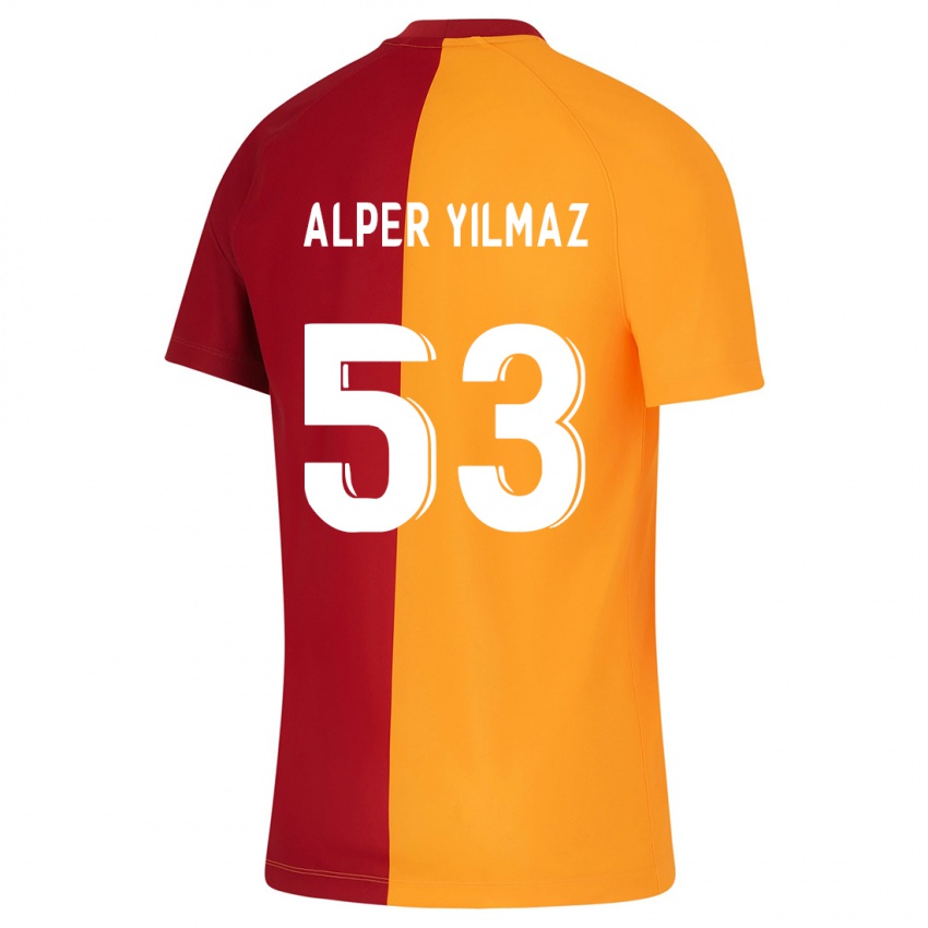 Niño Camiseta Barış Alper Yılmaz #53 Naranja 1ª Equipación 2023/24 La Camisa Perú