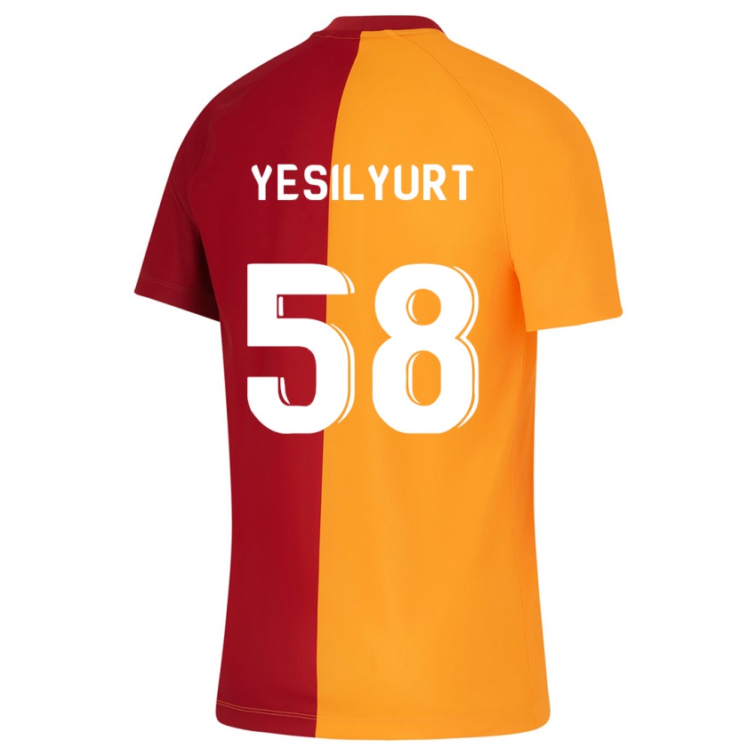 Niño Camiseta Ali Yeşilyurt #58 Naranja 1ª Equipación 2023/24 La Camisa Perú