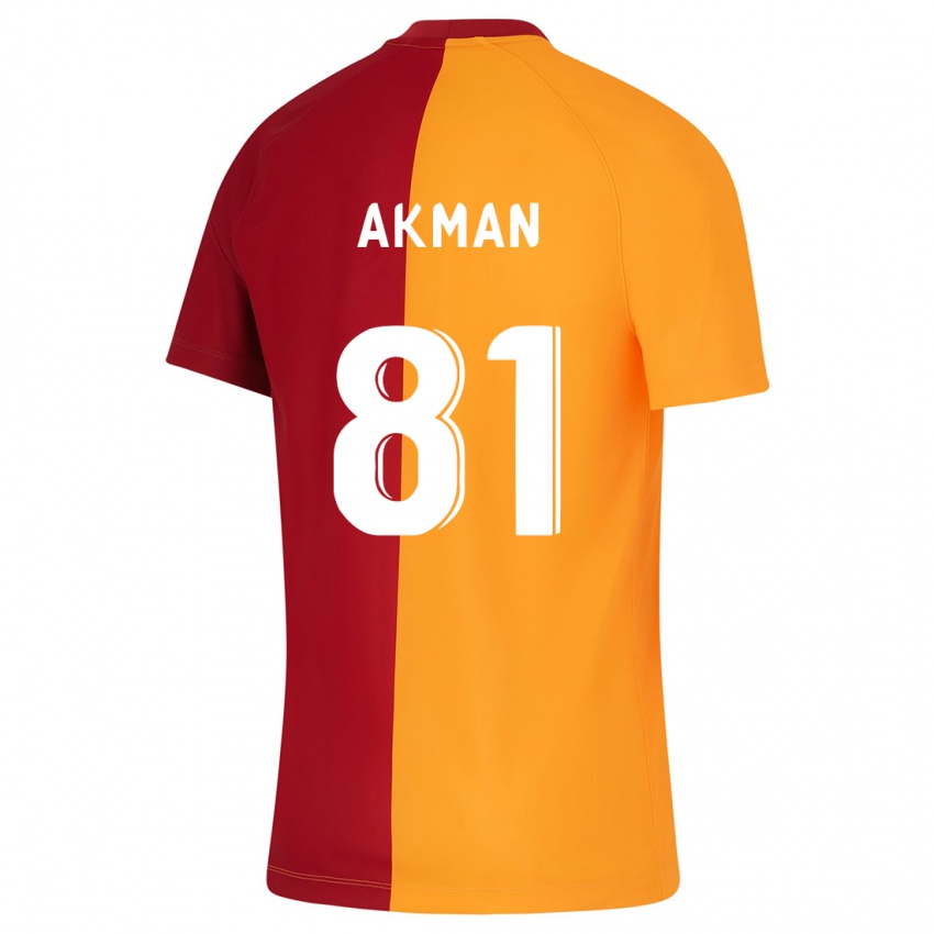 Niño Camiseta Hamza Akman #81 Naranja 1ª Equipación 2023/24 La Camisa Perú