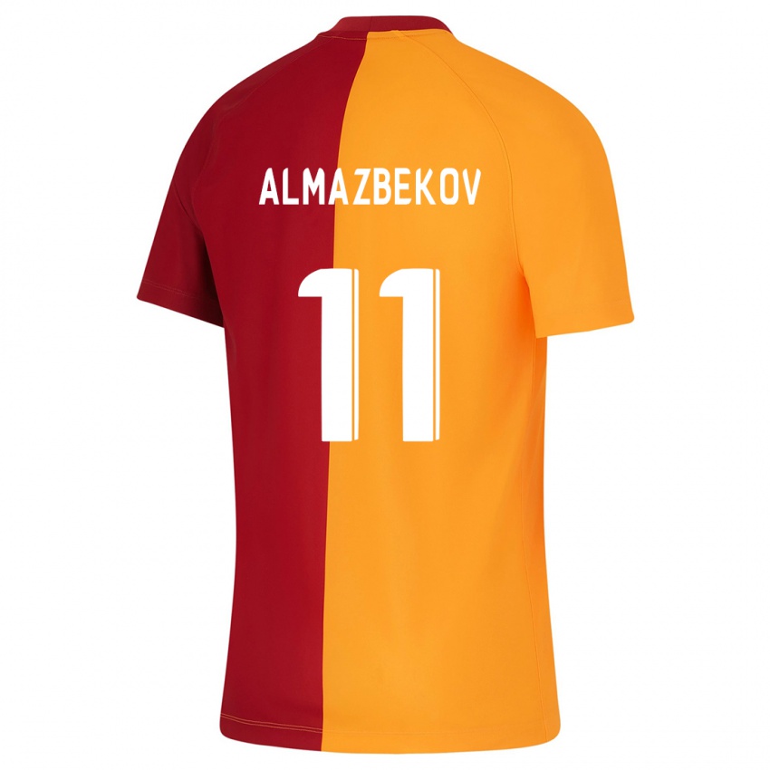 Niño Camiseta Beknaz Almazbekov #11 Naranja 1ª Equipación 2023/24 La Camisa Perú