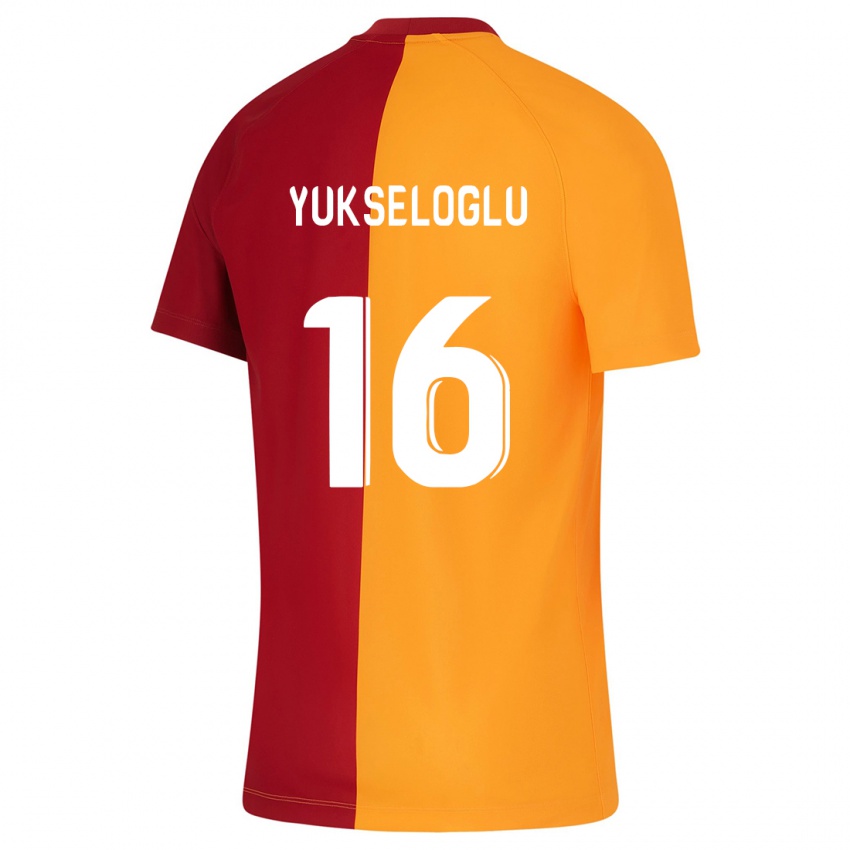 Niño Camiseta Ayaz Yükseloğlu #16 Naranja 1ª Equipación 2023/24 La Camisa Perú