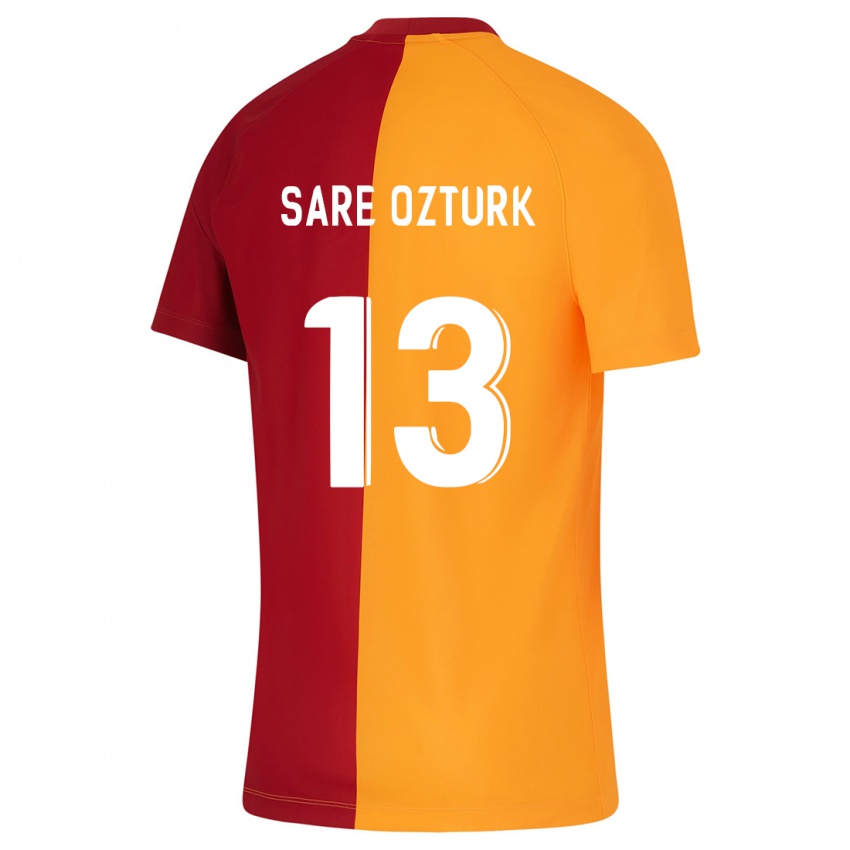 Niño Camiseta Fatma Sare Öztürk #13 Naranja 1ª Equipación 2023/24 La Camisa Perú