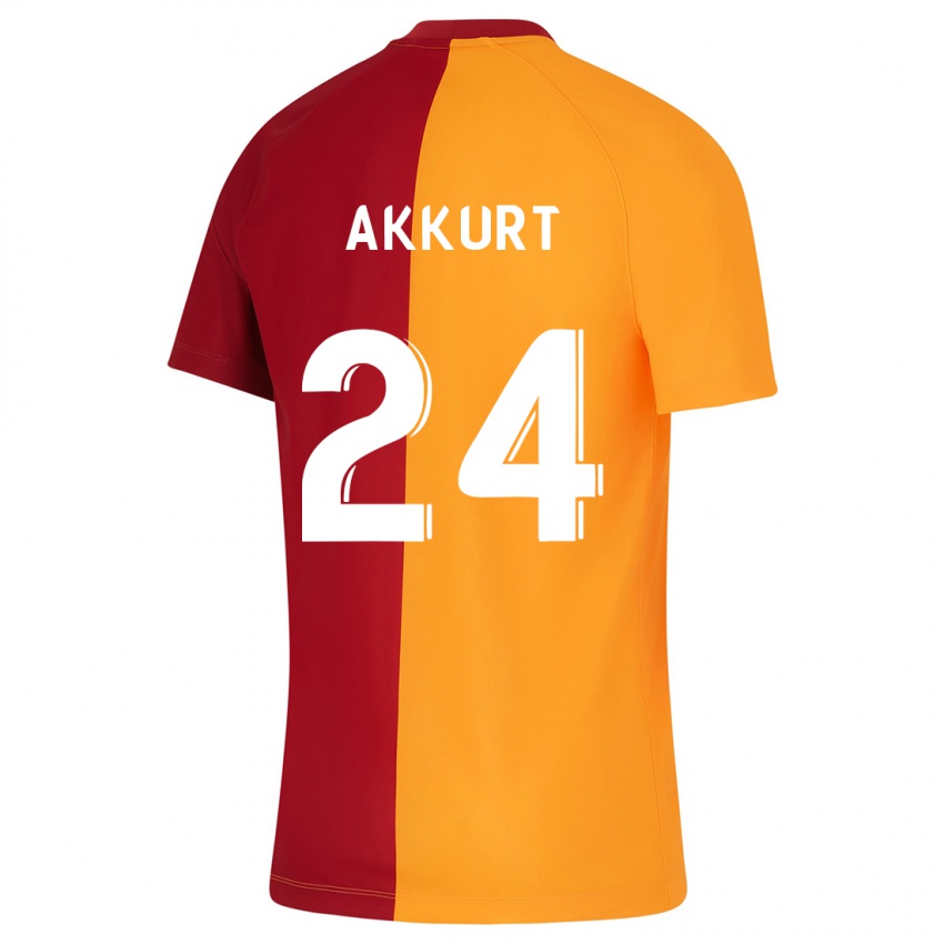 Niño Camiseta Arzu Akkurt #24 Naranja 1ª Equipación 2023/24 La Camisa Perú