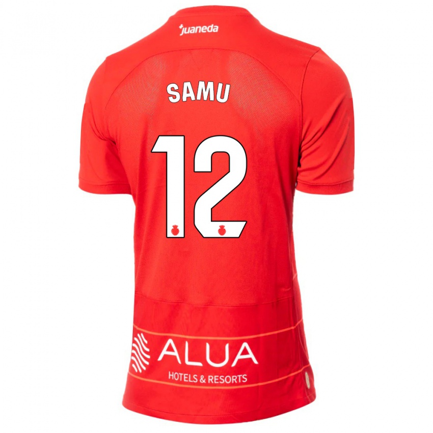 Niño Camiseta Samú Costa #12 Rojo 1ª Equipación 2023/24 La Camisa Perú