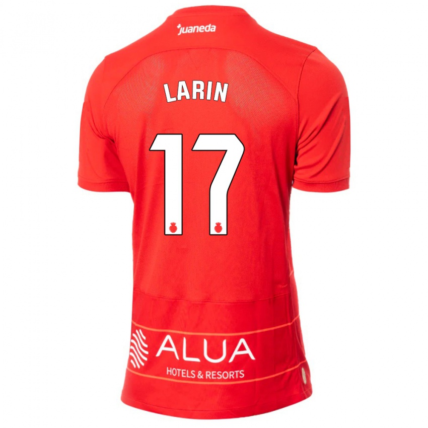 Niño Camiseta Cyle Larin #17 Rojo 1ª Equipación 2023/24 La Camisa Perú