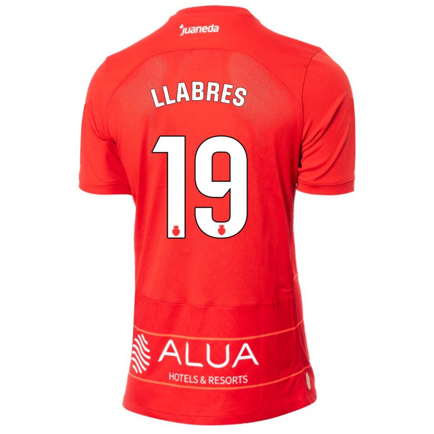 Niño Camiseta Javi Llabrés #19 Rojo 1ª Equipación 2023/24 La Camisa Perú