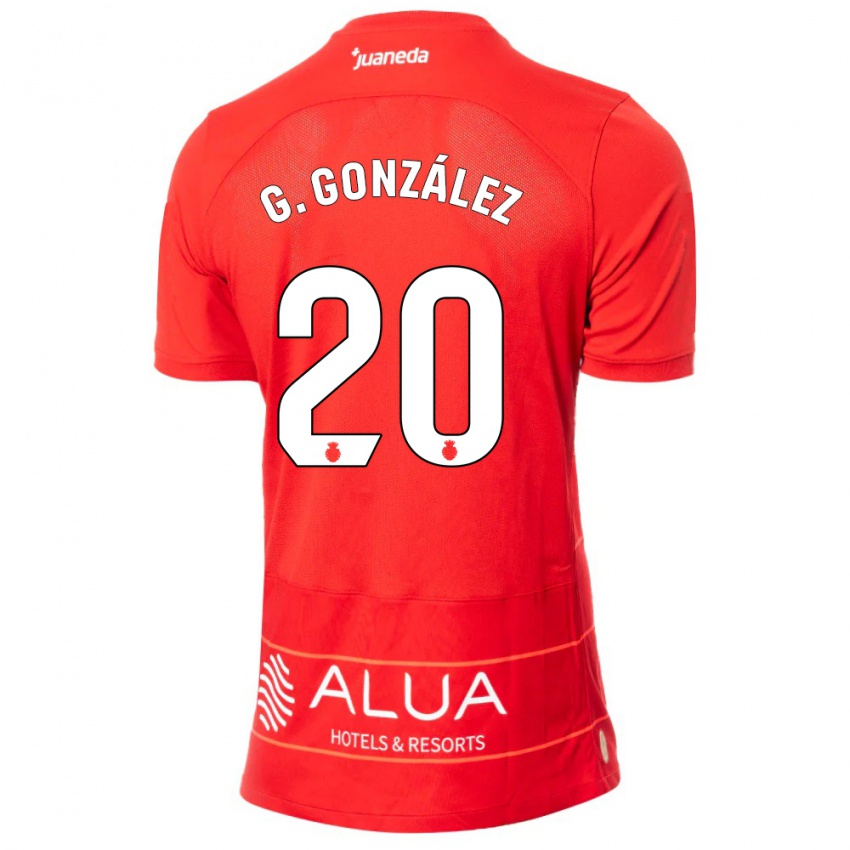 Niño Camiseta Giovanni González #20 Rojo 1ª Equipación 2023/24 La Camisa Perú