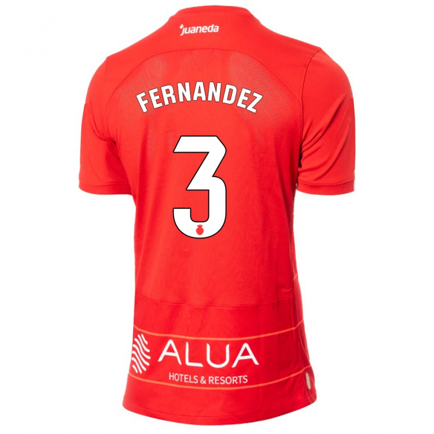 Niño Camiseta Marcos Fernández #3 Rojo 1ª Equipación 2023/24 La Camisa Perú