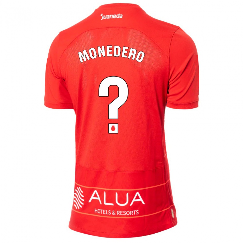 Niño Camiseta Marc Monedero #0 Rojo 1ª Equipación 2023/24 La Camisa Perú