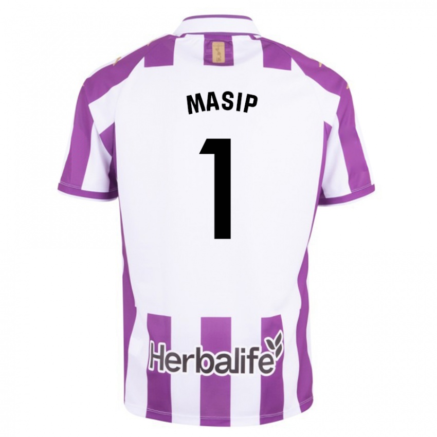 Niño Camiseta Jordi Masip #1 Morado 1ª Equipación 2023/24 La Camisa Perú