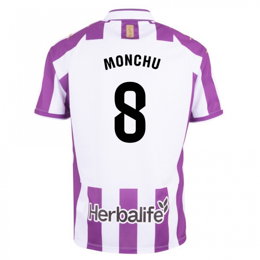 Niño Camiseta Monchu #8 Morado 1ª Equipación 2023/24 La Camisa Perú