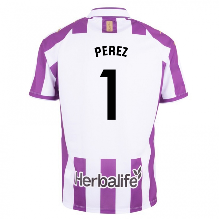 Niño Camiseta Fer Pérez #1 Morado 1ª Equipación 2023/24 La Camisa Perú