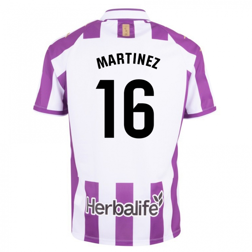 Niño Camiseta Jesús Martínez #16 Morado 1ª Equipación 2023/24 La Camisa Perú