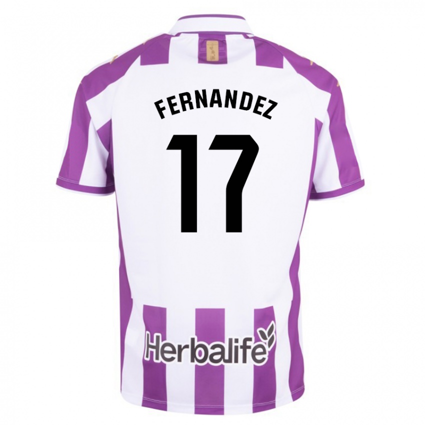 Niño Camiseta Dani Fernández #17 Morado 1ª Equipación 2023/24 La Camisa Perú