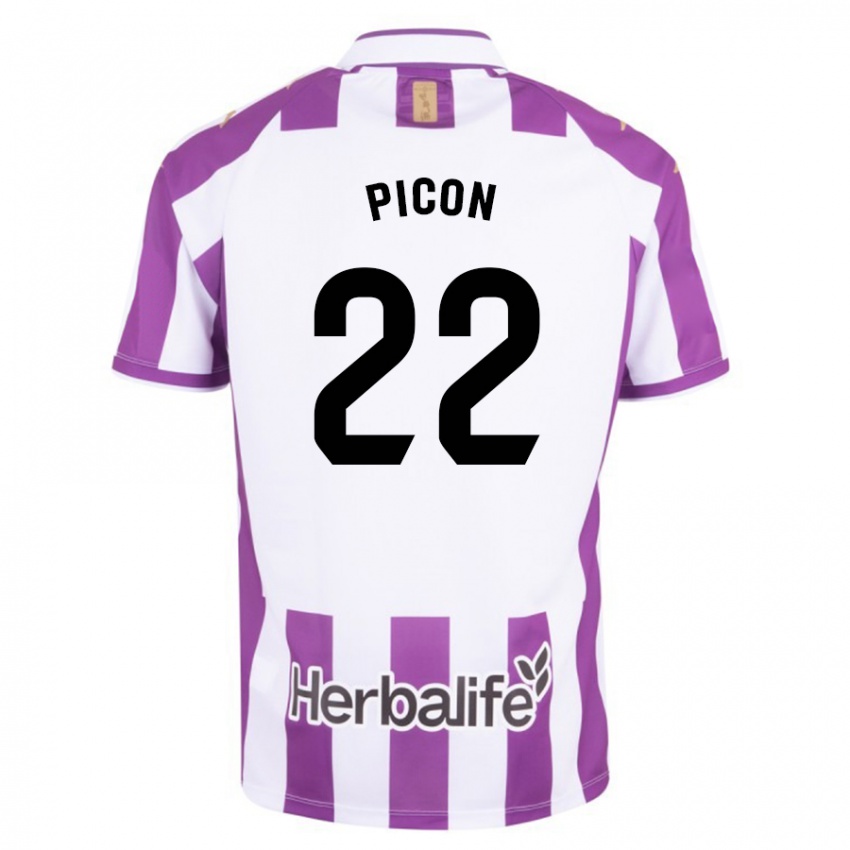 Niño Camiseta Pablo Picón #22 Morado 1ª Equipación 2023/24 La Camisa Perú