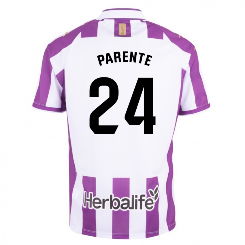 Niño Camiseta Iago Parente #24 Morado 1ª Equipación 2023/24 La Camisa Perú