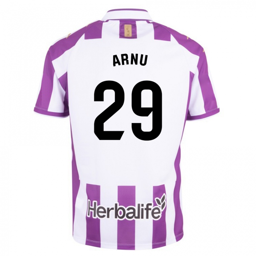 Niño Camiseta Adrián Arnu #29 Morado 1ª Equipación 2023/24 La Camisa Perú