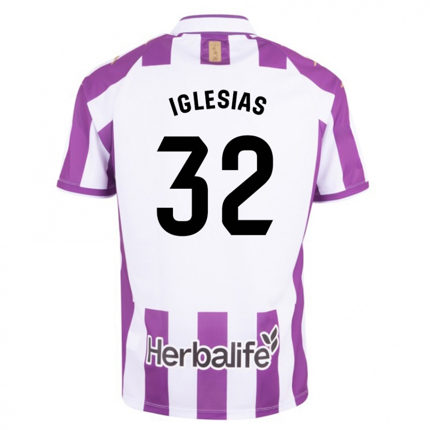 Niño Camiseta Koke Iglesias #32 Morado 1ª Equipación 2023/24 La Camisa Perú