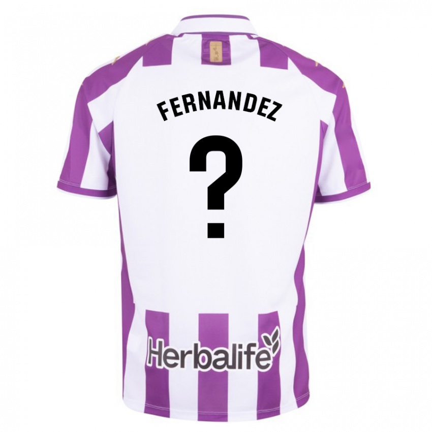 Niño Camiseta Samu Fernández #0 Morado 1ª Equipación 2023/24 La Camisa Perú