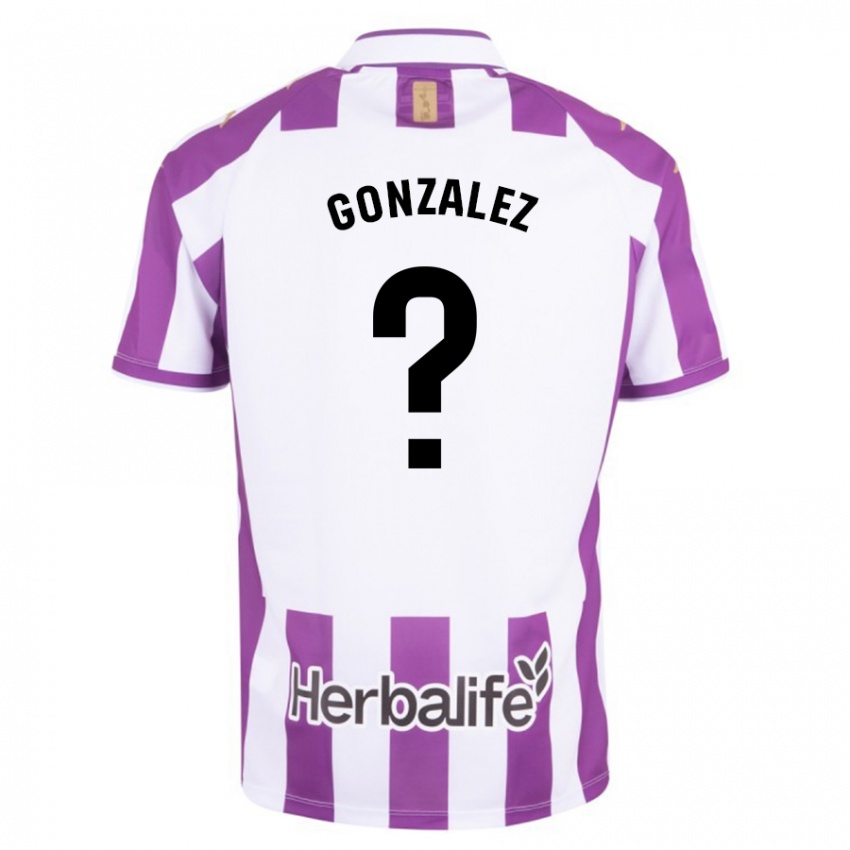 Niño Camiseta Santi González #0 Morado 1ª Equipación 2023/24 La Camisa Perú