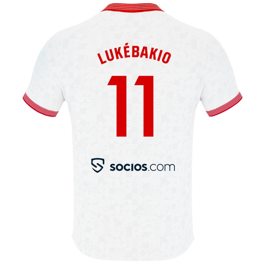 Niño Camiseta Dodi Lukébakio #11 Blanco 1ª Equipación 2023/24 La Camisa Perú