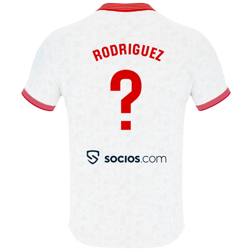 Niño Camiseta Carlos Rodríguez #30 Blanco 1ª Equipación 2023/24 La Camisa Perú