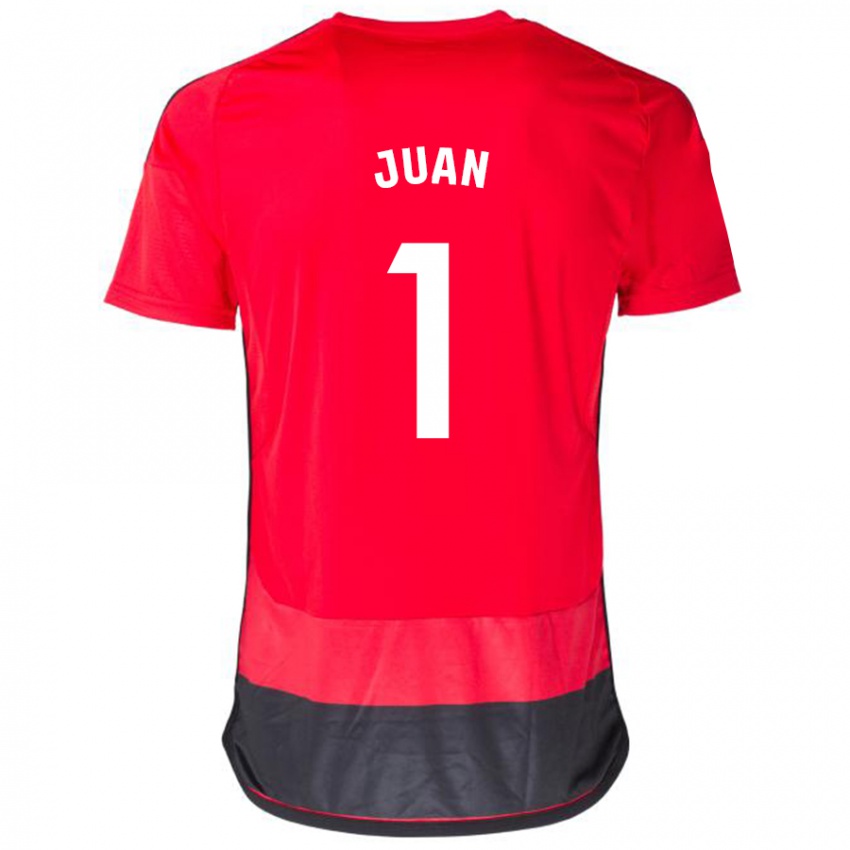 Niño Camiseta Ramón Juan #1 Negro Rojo 1ª Equipación 2023/24 La Camisa Perú