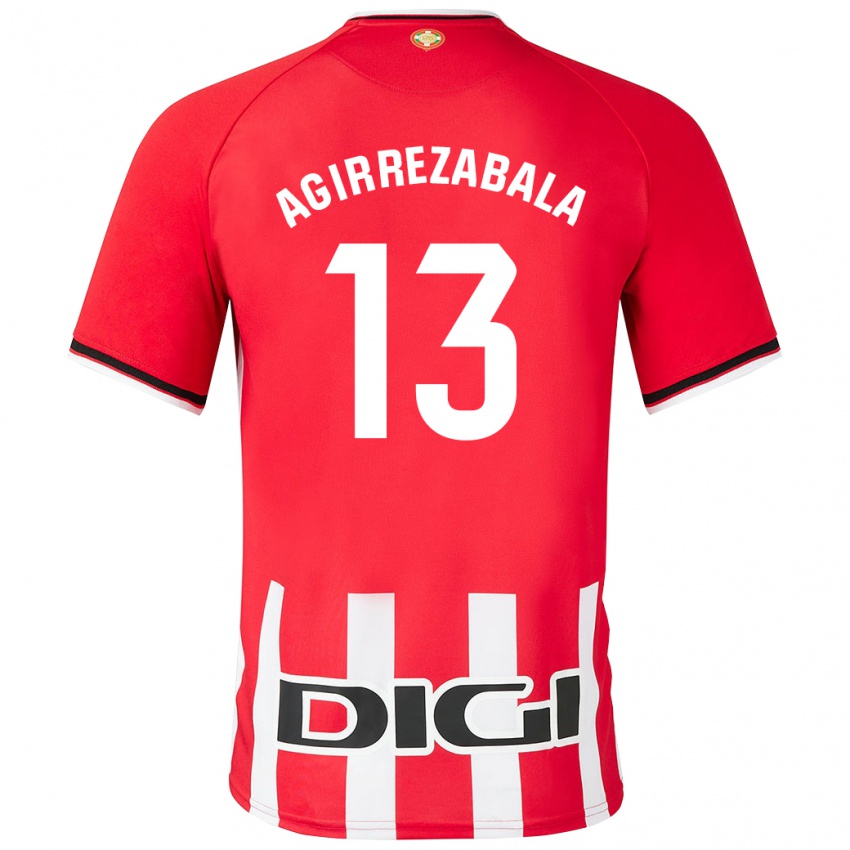 Niño Camiseta Julen Agirrezabala #13 Rojo 1ª Equipación 2023/24 La Camisa Perú