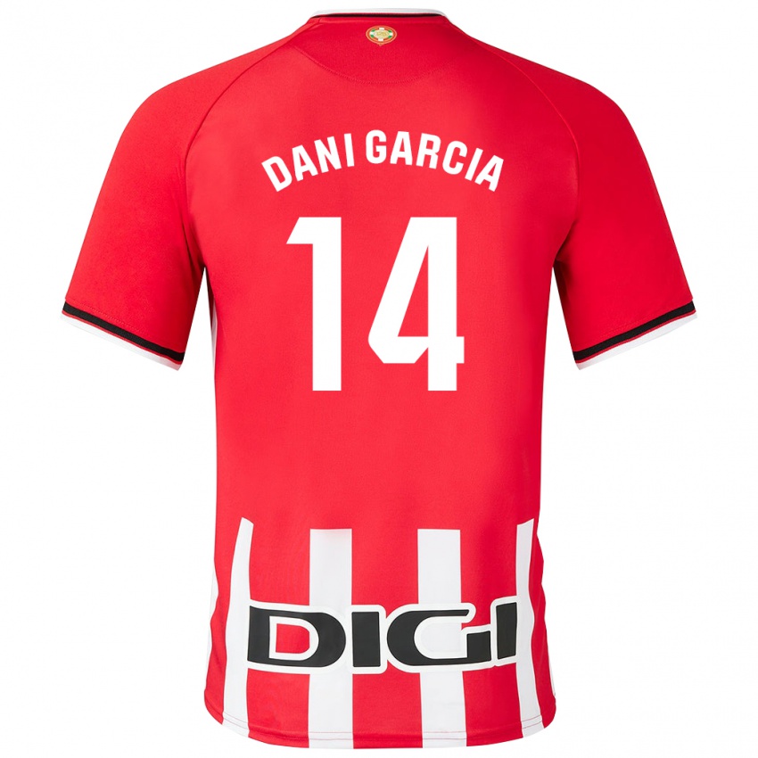 Niño Camiseta Dani García #14 Rojo 1ª Equipación 2023/24 La Camisa Perú