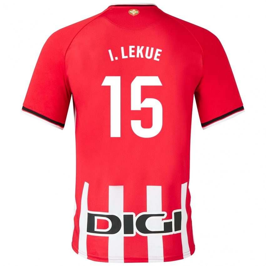 Niño Camiseta Iñigo Lekue #15 Rojo 1ª Equipación 2023/24 La Camisa Perú