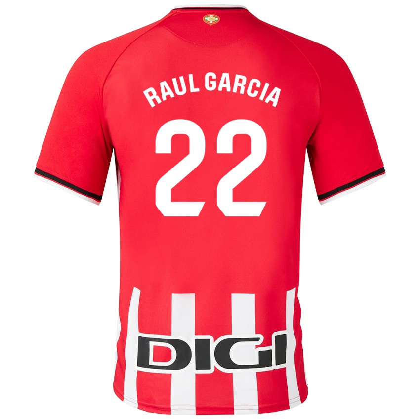 Niño Camiseta Raúl García #22 Rojo 1ª Equipación 2023/24 La Camisa Perú